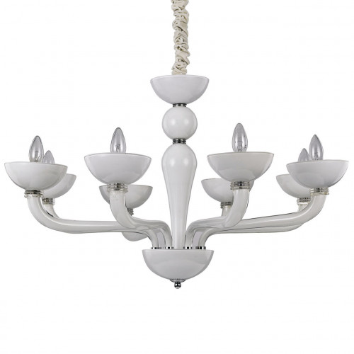 подвесная люстра ideal lux casanova sp8 bianco в Ижевске