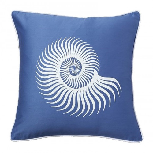 подушка с морской раковиной sea shell diamond-blue в Ижевске