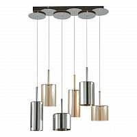 дизайнерская подвесная люстра spot light flaconetta 1300628 серая в Ижевске