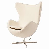 кресло egg chair кремовое в Ижевске