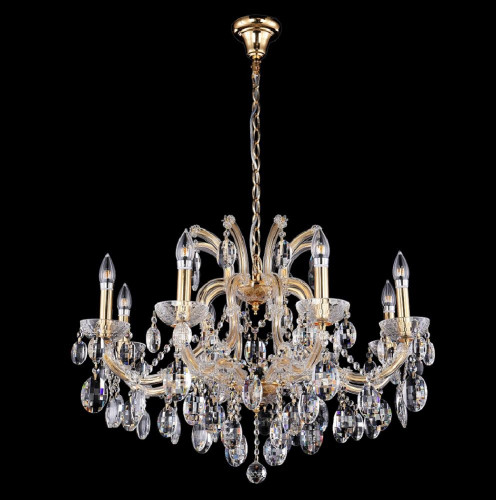 подвесная люстра crystal lux hollywood sp8 gold в Ижевске