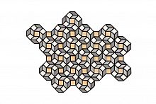 ковер parquet rhomb yellow 254x195 от gan в Ижевске