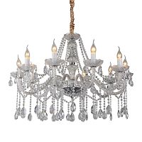 подвесная люстра omnilux ladispoli oml-89003-10 прозрачная в Ижевске