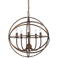 подвесная люстра arte lamp kopernik a1703sp-5br в Ижевске