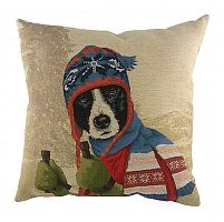 подушка с картинкой ski dogs border collie в Ижевске