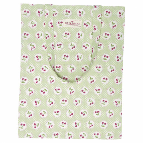 сумка хлопковая cherry berry p.green в Ижевске