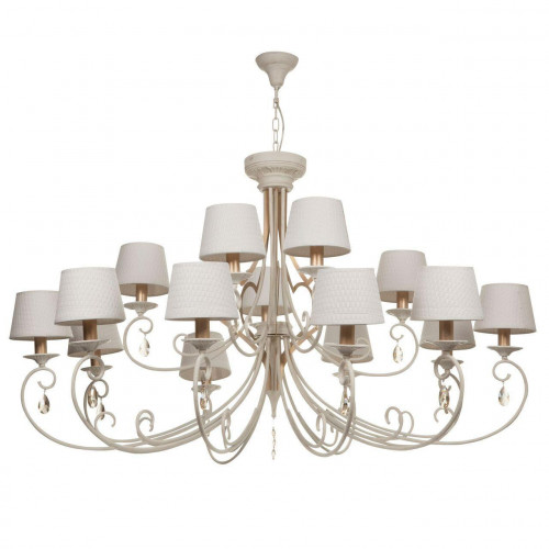 подвесная люстра maytoni enna arm548pl-15wg белая в Ижевске