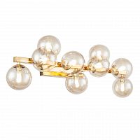 потолочная люстра maytoni dallas mod547wl-09g янтарная в Ижевске