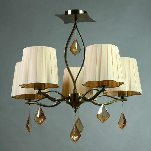 потолочная люстра brizzi bx03203/5 bronze cream в Ижевске