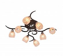 потолочная люстра idlamp raymond 213/8pf-blackchrome в Ижевске