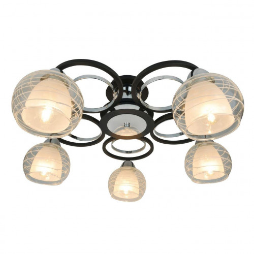 потолочная люстра arte lamp ginevra a1604pl-5bk в Ижевске