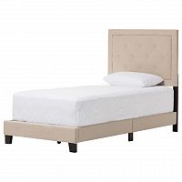 кровать paris linen upholstered beige 140х200 в Ижевске