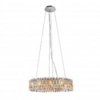 подвесная люстра crystal lux lirica sp10 d610 chrome в Ижевске