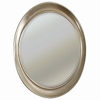 овальное зеркало настенное серебро oval antique silver в Ижевске
