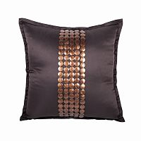 декоративная подушка handwork exclusive квадратная коричневая в Ижевске