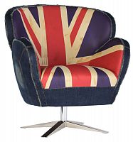 кресло aizek uk flag красное-синее в Ижевске