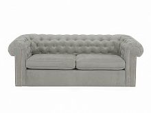 диван chesterfield прямой серый с механизмом седафлекс в Ижевске