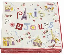 салфетки бумажные пари тужур ( шт) comptoir de famille в Ижевске