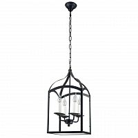 дизайнерская подвесная люстра spot light cage 9500404 черная в Ижевске