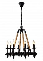 подвесная люстра divinare dora 8121/01 lm-8 черная в Ижевске