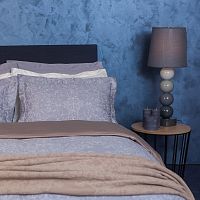 комплект постельного белья decoflux сатин 1.5 спальный versaille grey в Ижевске
