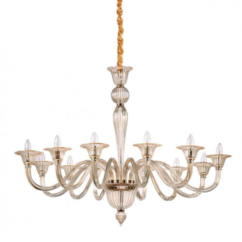 подвесная люстра ideal lux brigitta sp12 ambra в Ижевске