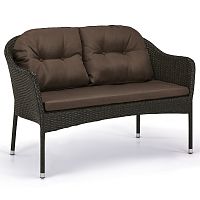 плетеный диван коричневый brown в Ижевске