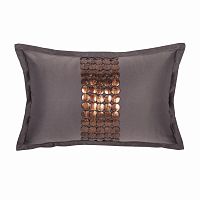 декоративная подушка handwork exclusive прямоугольная темно-серая в Ижевске