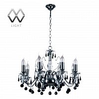 подвесная люстра mw-light барселона 313010208 черная в Ижевске