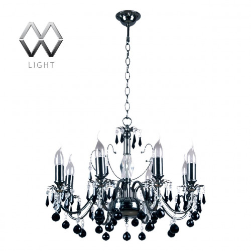 подвесная люстра mw-light барселона 313010208 черная в Ижевске