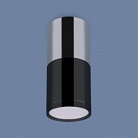 потолочный светодиодный светильник elektrostandard dlr028 6w 4200k хром/черный хром 4690389121982 в Ижевске