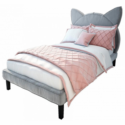 кровать детская 120х200 серая kitty в Ижевске