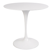 стол eero saarinen style tulip table top mdf d80 глянцевый белый в Ижевске