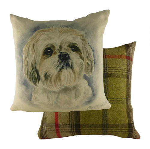 подушка с принтом waggydogs shihtzu в Ижевске
