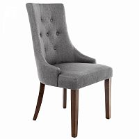 стул деревянный elegance dark walnut / fabric grey в Ижевске