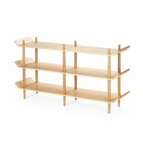 стеллаж bentwood двойной светло-коричневый в Ижевске