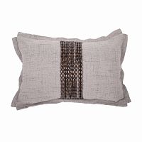 декоративная подушка handwork exclusive прямоугольная светло-серая в Ижевске