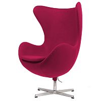 кресло egg chairа малиновое в Ижевске