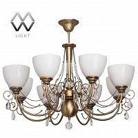 подвесная люстра mw-light фелиция 347016608 белая в Ижевске