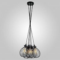 подвесная люстра eurosvet moll 50059/6 черный в Ижевске