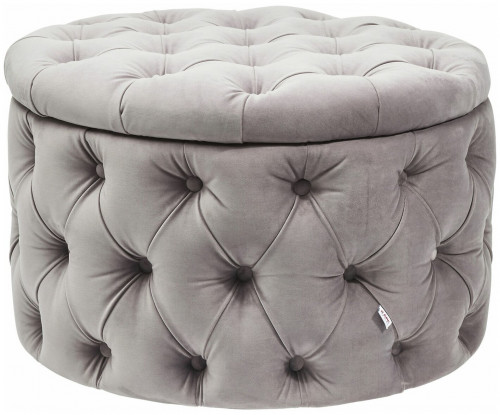 kare design пуф desire, коллекция "желание" 73*46*73, бархат, полиуретан, сосна, серый в Ижевске