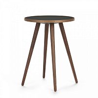 стол кофейный sputnik высота 55 black and brown коричневы в Ижевске