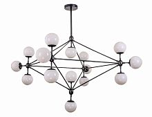 люстра modo 15 black+white черная, белые плафоны в Ижевске