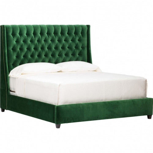 кровать двуспальная 160х200 зеленая emerald в Ижевске