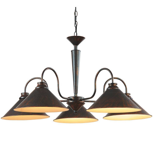 подвесная люстра arte lamp cone a9330lm-5br в Ижевске