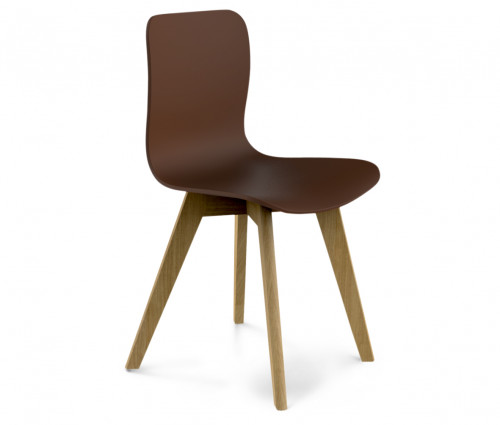 стул dsw коричневый s42 (eames style) в Ижевске