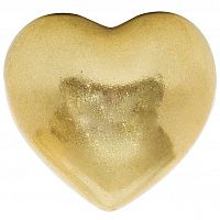 фигурка сердечко 7,6х7,1х4,6 золотое в Ижевске