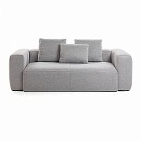 диван blok sofa 2 светло-серый от la forma (ex julia grup) в Ижевске