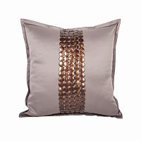 декоративная подушка handwork exclusive квадратная бежевая в Ижевске