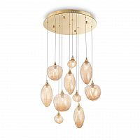 подвесная люстра ideal lux baco sp10 ottone в Ижевске